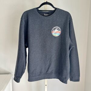 Charcoal Gray Bryce Canyon Utah Crew Neck Pullover Sweatshirt, Size XL